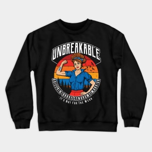 Unbreakable Guillain Barre Syndrome Warrior Crewneck Sweatshirt